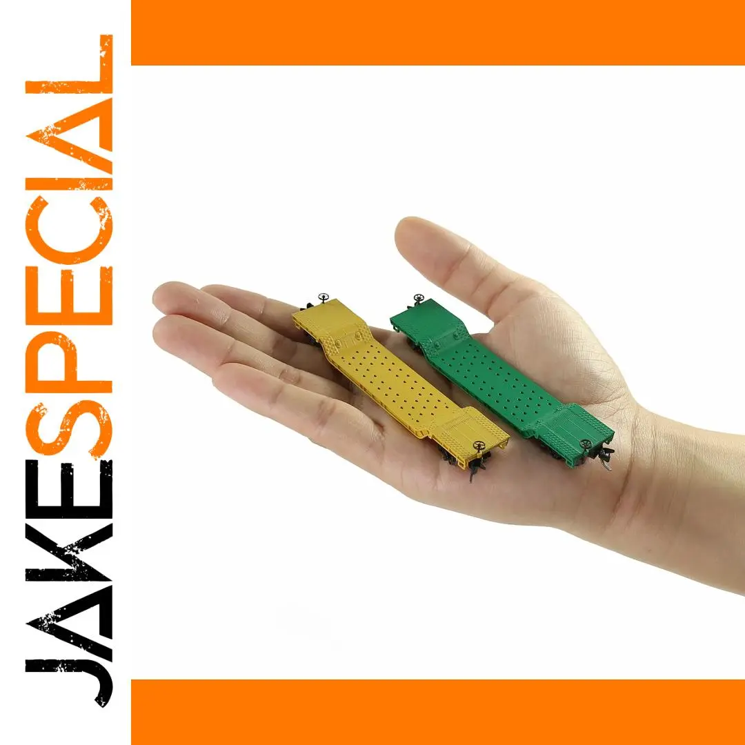 Vibrant N Scale Flat Car by Evemodel 1 Vibrant N Scale Flat Car by Evemodel