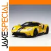 Vibrant Yellow Ford GT 1:24 Diecast Model