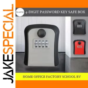 Durable Plastic Key Safe Box with Combination Lock