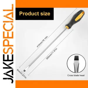 Extended 12-Inch Precision Screwdriver for Electronics