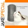 Colorful Cat Corner Grooming Brush and Massager