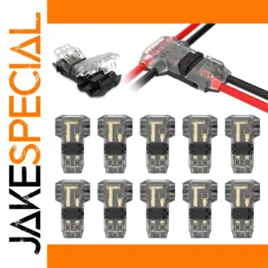 Transparent Wire Splicing Connectors Set for Low-Voltage Wiring