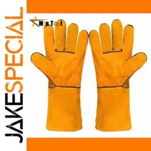 Yellow Welding Gloves with Heat Resistance