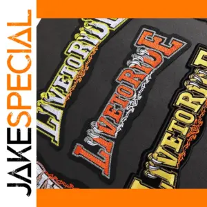 Punk-Style Iron-On Patch Set of Four