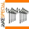 Vintage HO Street Lamps Set of 10 for Model Railways