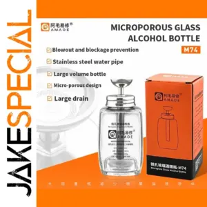 200ml Microporous Glass Alcohol Bottle for Dispensing