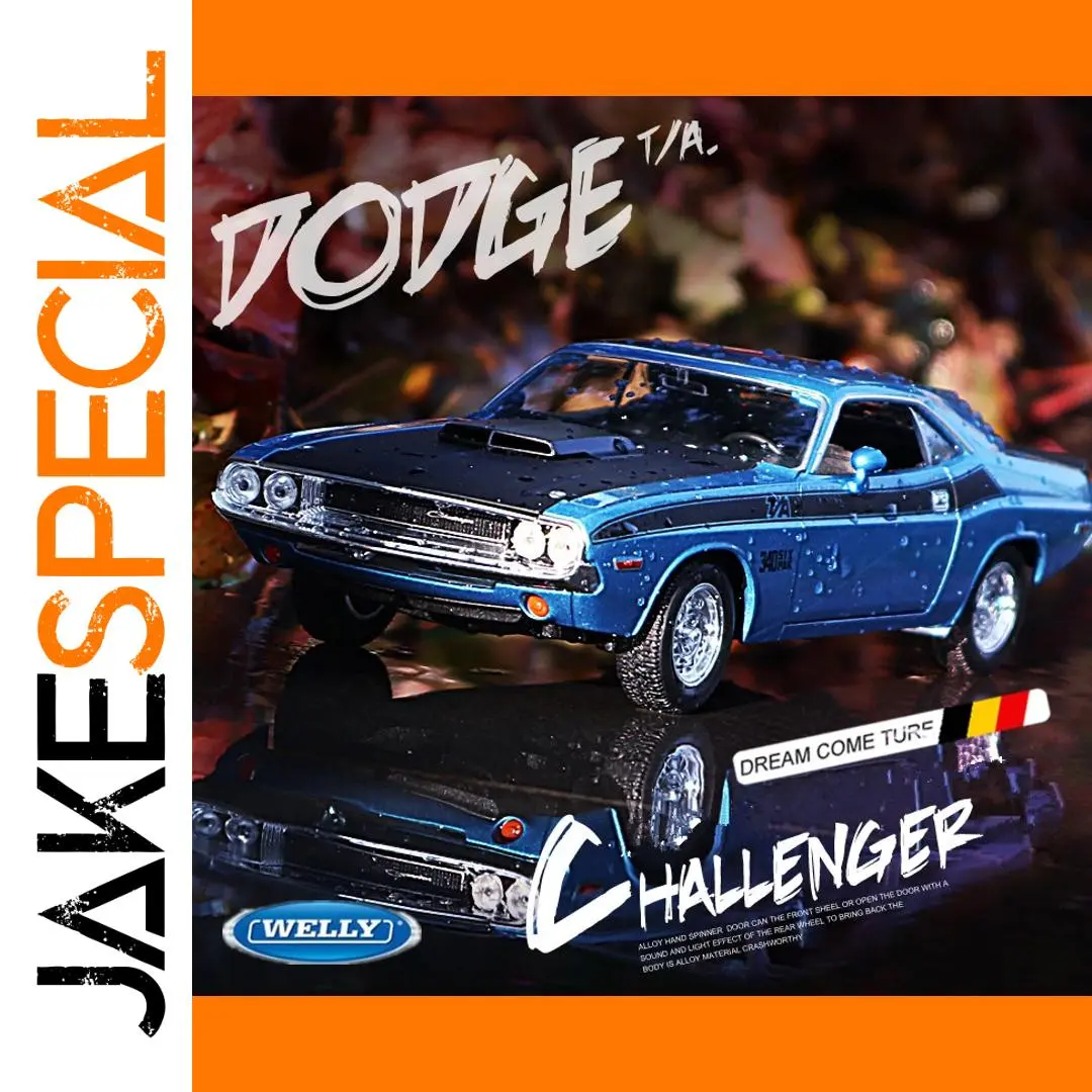 1970 Dodge Challenger T/A Diecast Model 1:24 Scale 1 1970 Dodge Challenger T/A Diecast Model 1:24 Scale