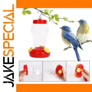 Hanging Bird Water Feeder, 480ml Capacity