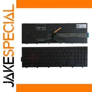 Dell Replacement Keyboard Model 0KPP2C SN8234 Red & Black
