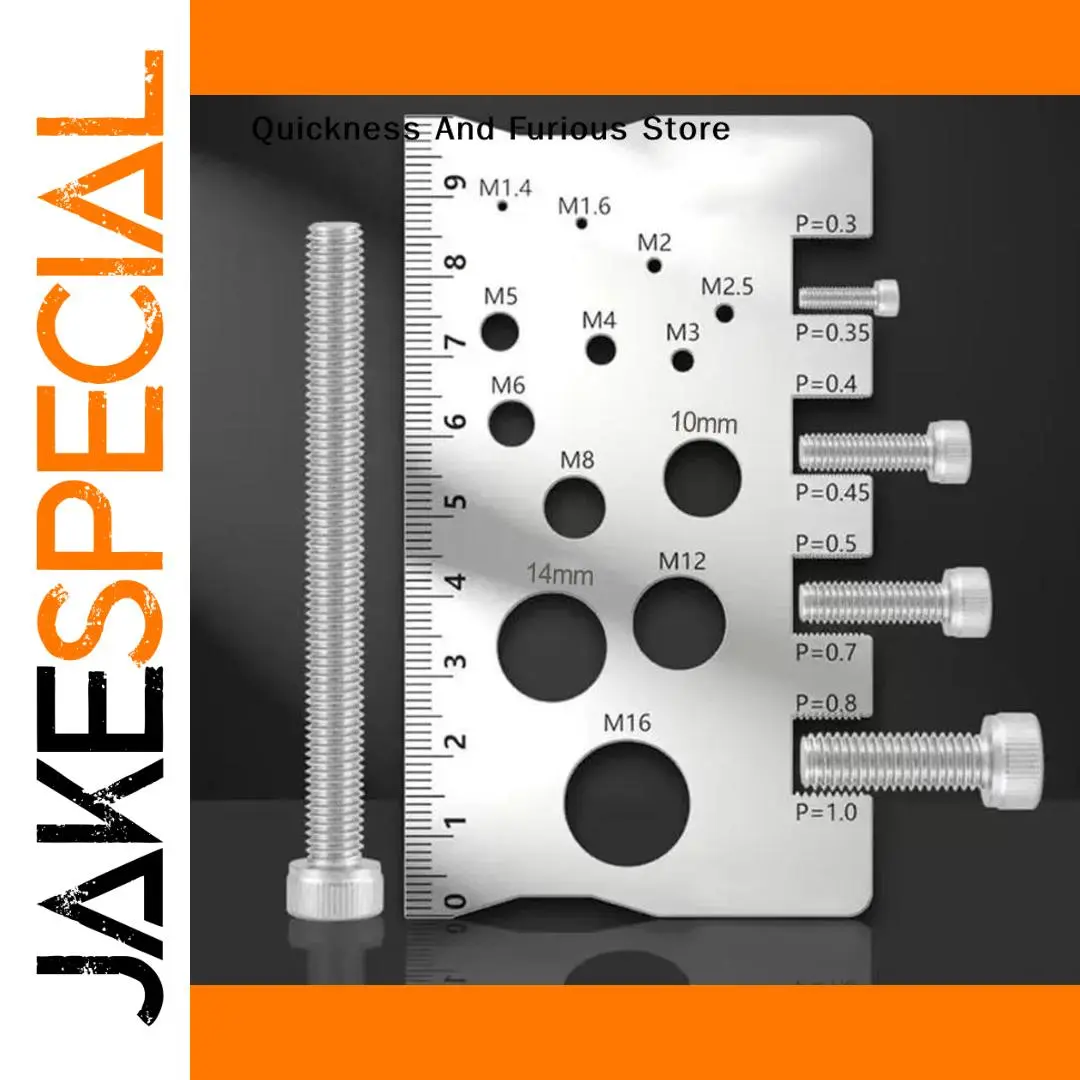 Stainless Steel Screw Gauge Set 0-80mm 1 Stainless Steel Screw Gauge Set 0-80mm