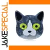 Colorful Acrylic Cat Face Brooch for Accessories