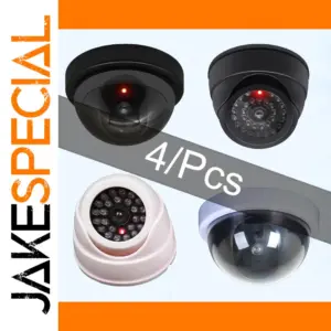 Realistic Dummy CCTV Camera with Blinking LED