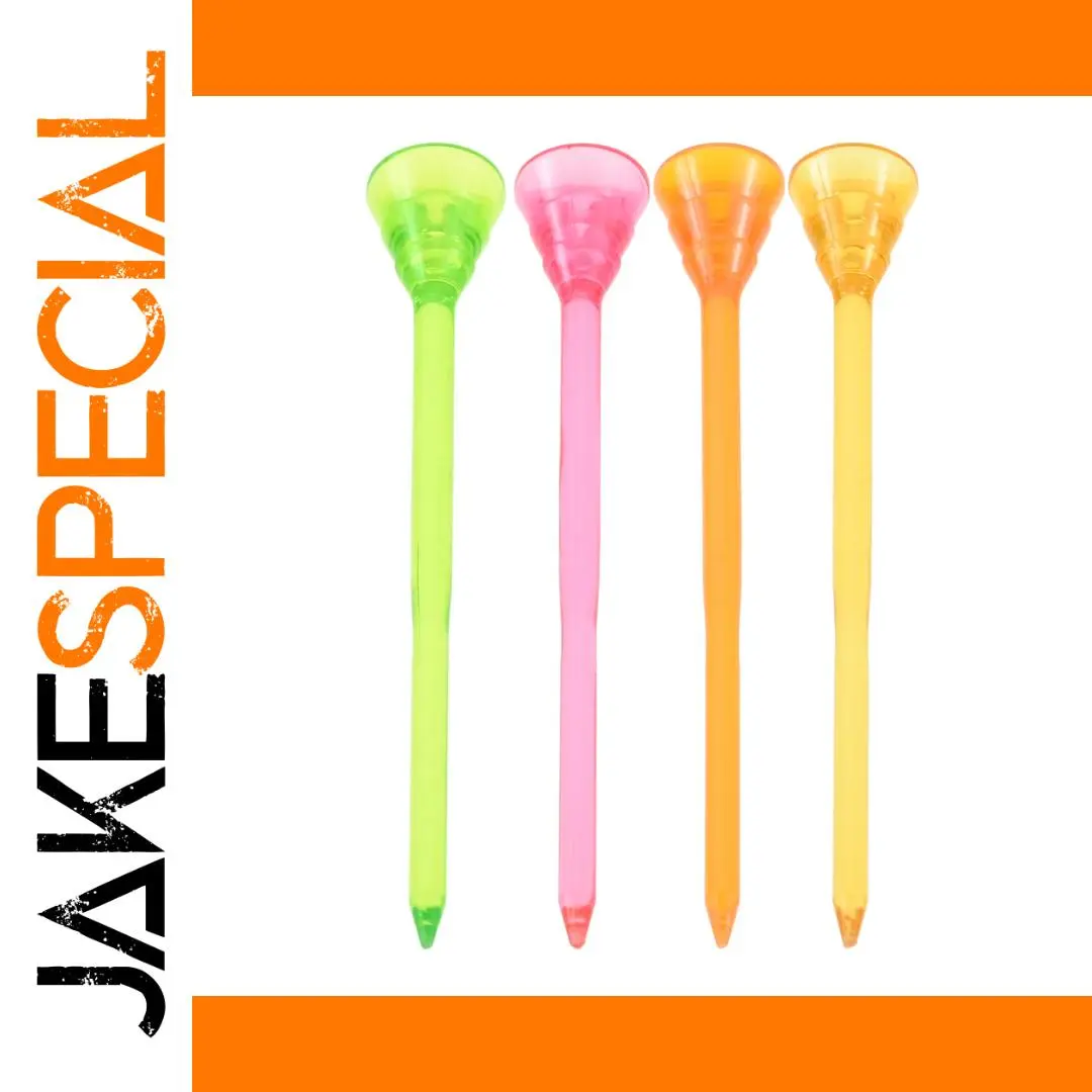 Vibrant 50-Pack Plastic Golf Tees, 83mm 1 Vibrant 50-Pack Plastic Golf Tees, 83mm