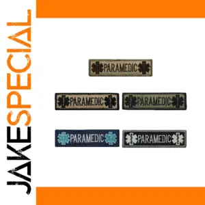 Paramedic Embroidered Patch Set for Tactical Gear