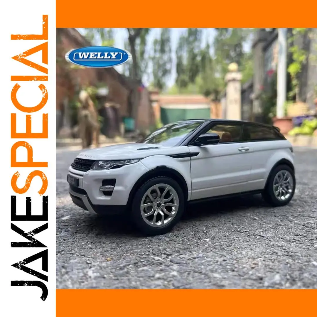 White Diecast Range Rover Evoque Model 1:24 Scale 1 White Diecast Range Rover Evoque Model 1:24 Scale