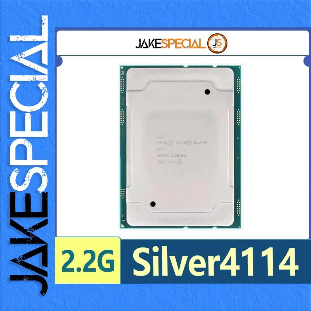 Intel Xeon Silver 4114 CPU 2.2GHz 10-core 20-thread 1 Intel Xeon Silver 4114 CPU 2.2GHz 10-core 20-thread