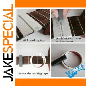 Guitar Fret Polishing & Masking Tape Set