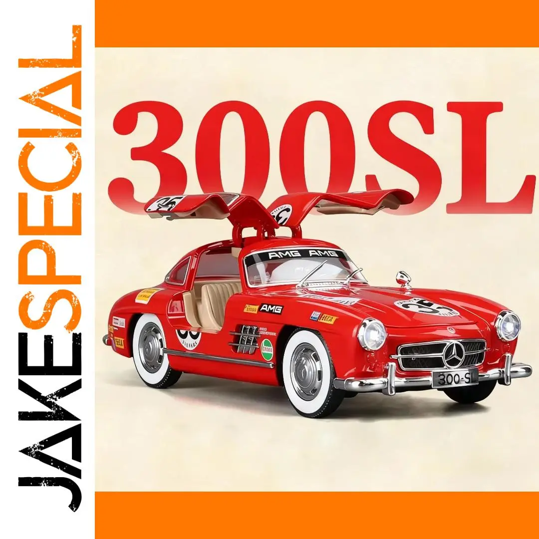 Vintage Mercedes-Benz 300SL 1:24 Diecast Model 1 Vintage Mercedes-Benz 300SL 1:24 Diecast Model