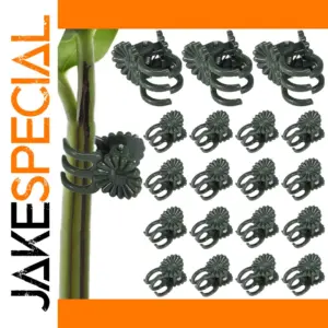 Green Garden Plant Support Clips (20/50/100 pcs)