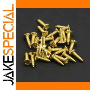 Gold Guitar Pickguard Screws Set for Electric Bass and Guitar