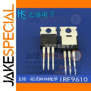 Set of 5 IRF9610PBF Transistors for High-Voltage Switching