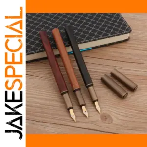 Elegant Sandalwood Brass Fountain Pen in Four Colors