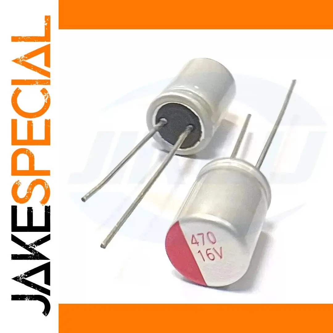 Set of 5 470µF 16V Aluminum Electrolytic Capacitors 1 Set of 5 470µF 16V Aluminum Electrolytic Capacitors