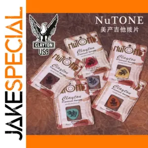 NuTone Clayton Guitar Pick 1.0mm Eco-friendly Tortoiseshell