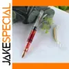 Transparent White Fountain Pen with 0.38mm Nib