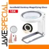 Portable 10x/30x LED Magnifying Glass for Inspection