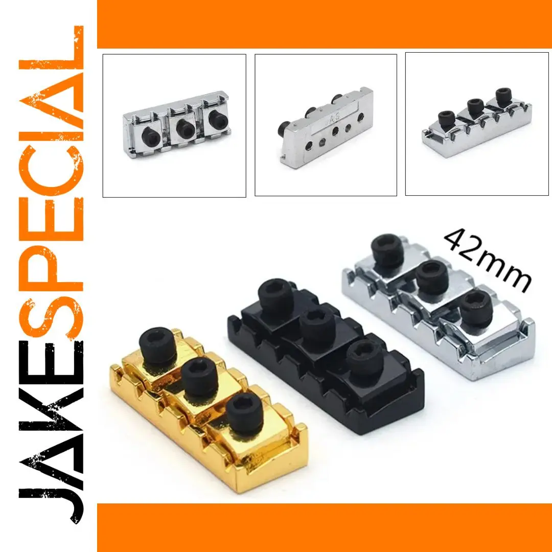 42mm Metal Locking Nut for Electric Guitars 1 42mm Metal Locking Nut for Electric Guitars