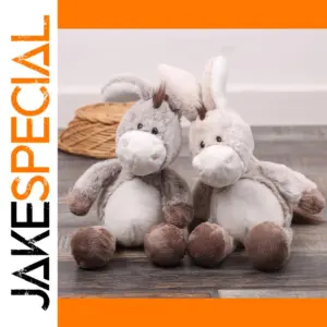 30cm Plush Donkey Toy in Multiple Colors