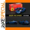 Blue Ferrari 458 Spider Diecast Model 1:64 Scale