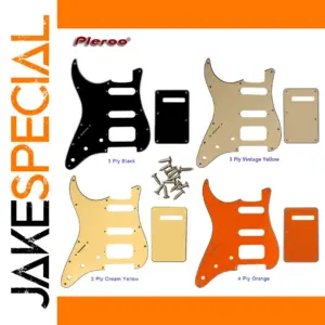 Left-Handed 72' US Strat Pickguard with Shell Finish