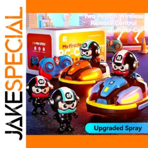 Colorful RC Bumper Car Set for Kids