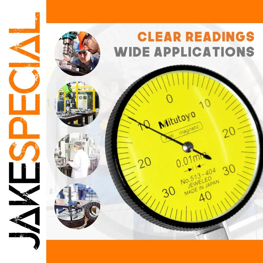 Mitutoyo 0.8mm Dial Indicator No.513-404 1 Mitutoyo 0.8mm Dial Indicator No.513-404