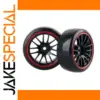 1/10 Scale RC Drift Tires with Red Accents