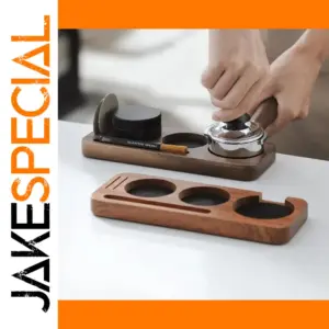 Elegant Wooden Espresso Station Stand for 51-58mm