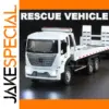 Realistic White Rescue Vehicle Toy Model