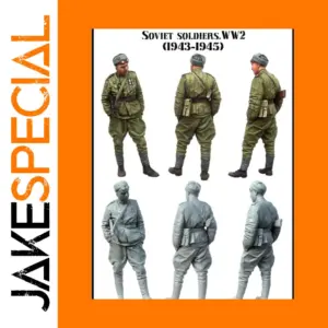 WWII Soviet Soldiers Resin Model Kit 1/35 Scale