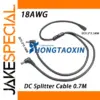 24V Power Splitter Cable 120W 10A for CCTV, LED