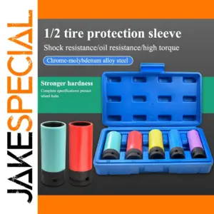 Automotive Impact Socket Set 15-22mm Durable Steel