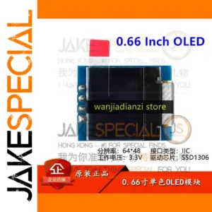 0.66-Inch OLED Display Module with SSD1306