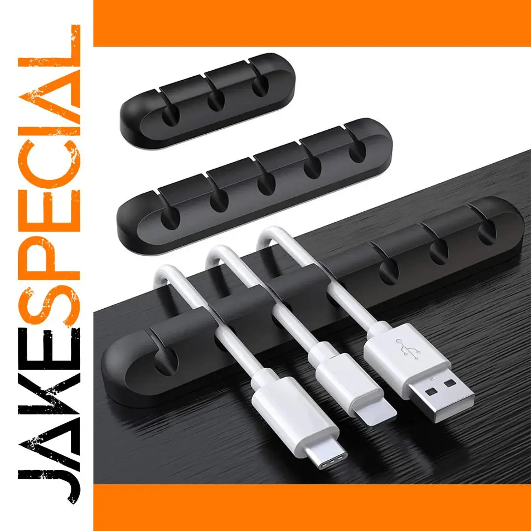 Silicone Cable Winders for Tidy Workspace 1 Silicone Cable Winders for Tidy Workspace