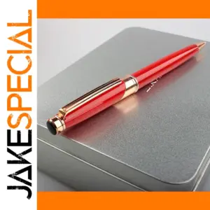 Red Metal Ballpoint Pen by MONTE MOUNT