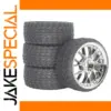 1.9-Inch RC Tire and Rim Set for 1/10-1/14 Scale