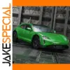 Green Porsche Taycan Turbo S Diecast Model