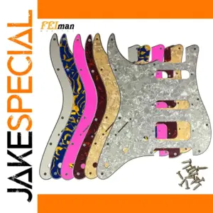 Pearlescent Pickguard for Left-Handed Fender Stratocaster HSS