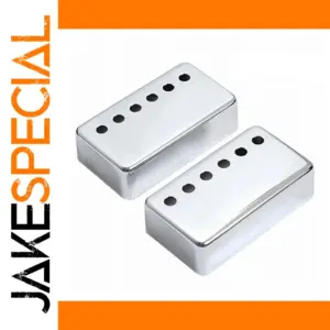 LP Guitar Pickup Cover Set in Brass with Nickel Finish