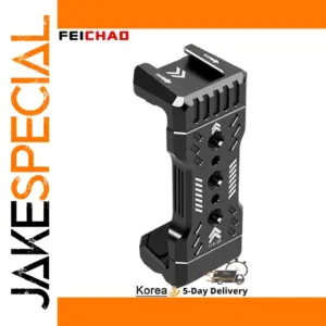 Aluminum Cold Shoe Phone Holder with 360° Rotation